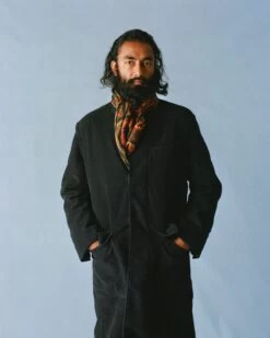 Green Kilim Print Wool-Silk Scarf -Drakes Shop 238800500003 f5006fd7 f48a 4108 99e5 1e5d095db45a