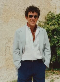 Blue And White Seersucker Games Blazer Mk. IV -Drakes Shop 31 d71507c9 726b 4942 8060 d1d03a0089d1