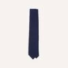 Indigo Pure Cashmere Solid Tipped Tie -Drakes Shop DR1AAN 01211 02 250 2