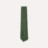 Green Micro Polka Dot Embroidered Tipped Tie 1 Green Micro Polka Dot Embroidered Tipped Tie -Drakes Shop DR1AAN23117 01401 2