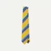 Yellow Multi Stripe Silk Tipped Tie
