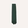 Bottle Green 50oz Silk Twill Tipped Tie -Drakes Shop DR1AAN23692 03400 2