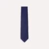 Light Navy Pure Cashmere Solid Hand Rolled Tie