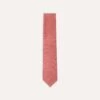 Pink Tussah Hand Rolled Silk Tie