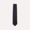 Dark Navy Hand Rolled Large Knot Grenadine Tie -Drakes Shop DR1AAR06654 11250 1