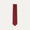 Red Fine Woven Grenadine Silk Hand Rolled Tie 1 Red Fine Woven Grenadine Silk Hand Rolled Tie -Drakes Shop DR1AAR15541 07700 1