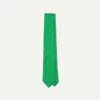 Green Circular Dot Silk Self Tipped Tie -Drakes Shop DR1AAS23190 02401 2