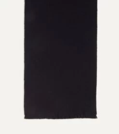 Navy Cashmere Scarf -Drakes Shop DR1AB2 21967 01 250 4