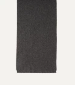 Grey Cashmere Scarf -Drakes Shop DR1AB2 21967 02 600 4