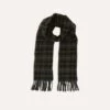 Campbell Tartan Lambswool Washed Check Scarf -Drakes Shop DR1AB2 21969 02 660 3