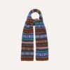 Lambswool Fair Isle Scarf -Drakes Shop DR1AB223570 01403 1