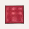 Red Polka Dot Print Bandana -Drakes Shop DR1AD022224 02701 1