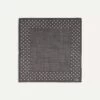 Brown Spots Print Wool-Silk Pocket Square -Drakes Shop DR1AE0 22653 02 301 1