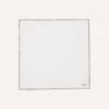 White And Olive Shoestring Linen Pocket Square -Drakes Shop DR1AE020283 08000 1