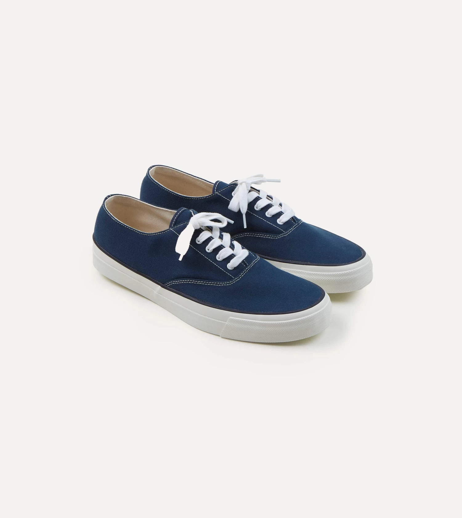 Wakouwa By Anatomica Indigo Cotton Canvas Oxford Trainers 2 Wakouwa By Anatomica Indigo Cotton Canvas Oxford Trainers