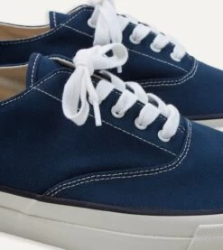 Wakouwa By Anatomica Indigo Cotton Canvas Oxford Trainers 15 Wakouwa By Anatomica Indigo Cotton Canvas Oxford Trainers -Drakes Shop DR1AF2 22464 01 250 3