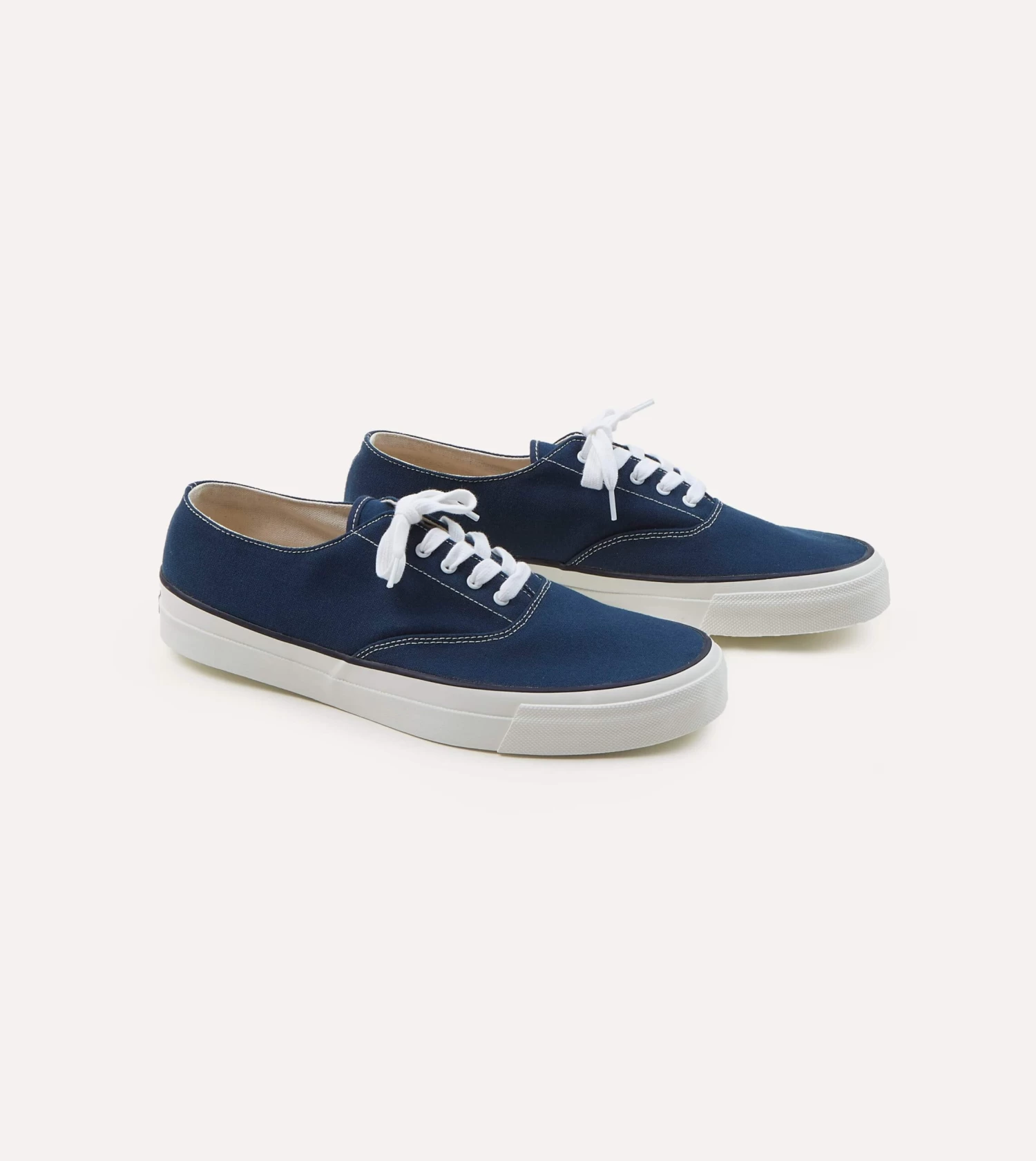 Wakouwa By Anatomica Indigo Cotton Canvas Oxford Trainers 7 Wakouwa By Anatomica Indigo Cotton Canvas Oxford Trainers - Image 6