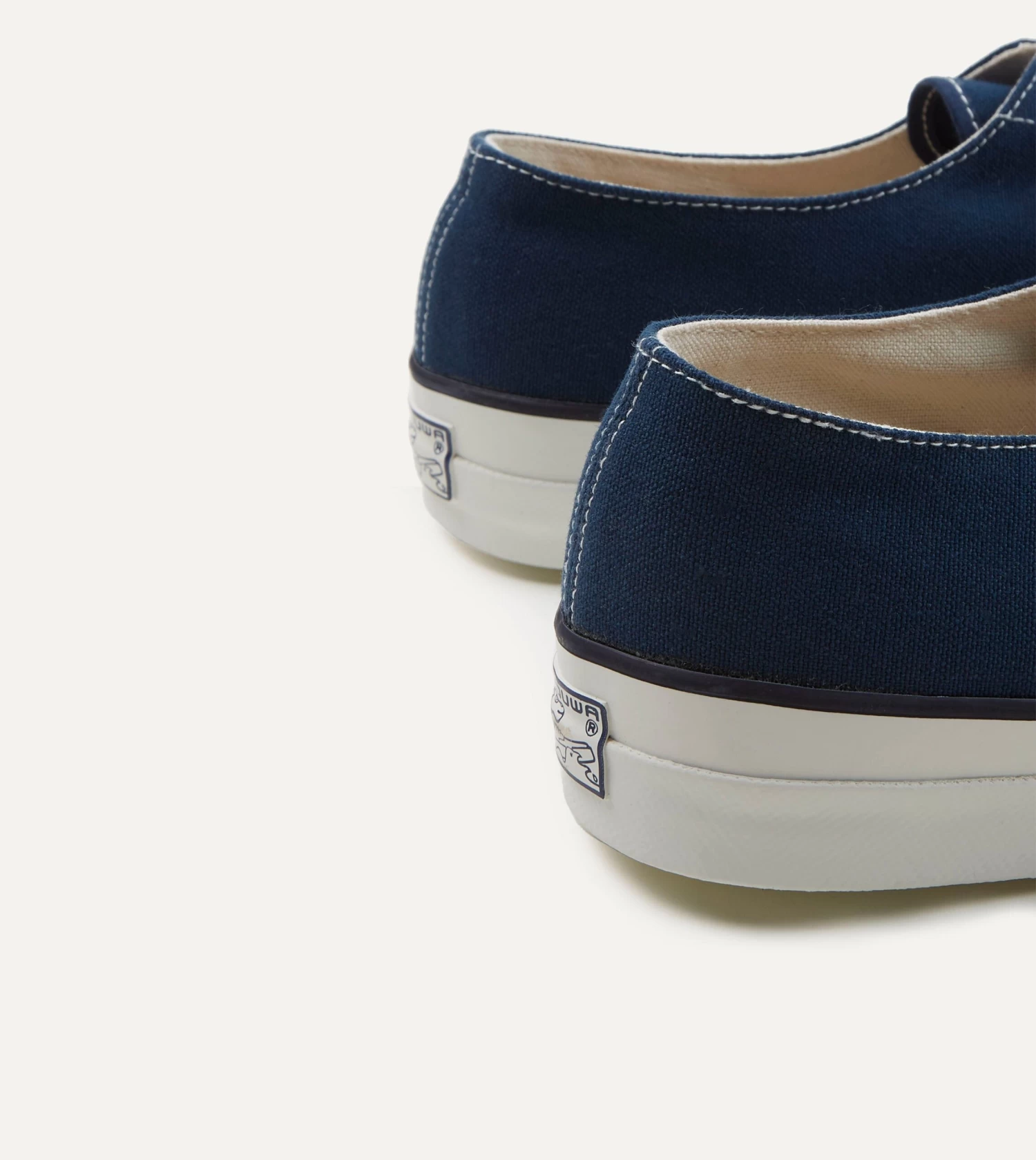 Wakouwa By Anatomica Indigo Cotton Canvas Oxford Trainers 5 Wakouwa By Anatomica Indigo Cotton Canvas Oxford Trainers - Image 4