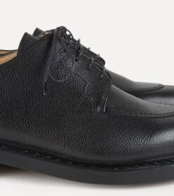 Paraboot Avignon Black Grain Leather Derby Shoe -Drakes Shop DR1AF3 21434 02 100 6
