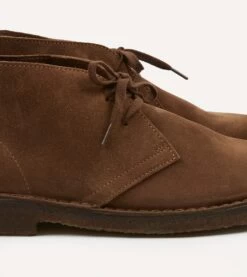 Clifford Desert Boot Tobacco Suede -Drakes Shop DR1AF318053 03300 3