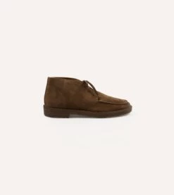 Crosby Moc-Toe Chukka Boot Tobacco Suede -Drakes Shop DR1AF318054 03300 6