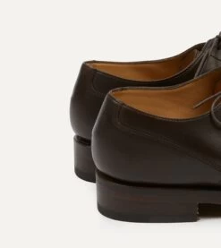 Paraboot Chambord Brown Calf Leather Derby Shoe 11 Paraboot Chambord Brown Calf Leather Derby Shoe -Drakes Shop DR1AF321435 01300 4