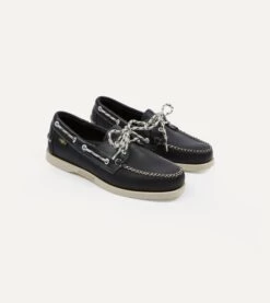 Drake's By Sebago Navy Docksides Portland Boat Shoe