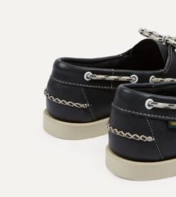 Drake's By Sebago Navy Docksides Portland Boat Shoe -Drakes Shop DR1AF323183 01250 4