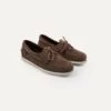Sebago Brown Nubuck Docksides Portland Boat Shoe -Drakes Shop DR1AF323641 01300 1