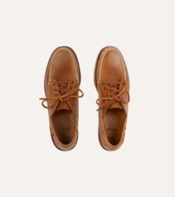 Drake's By Sebago Campsides Askook Waxed Leather Shoe 11 Drake's By Sebago Campsides Askook Waxed Leather Shoe -Drakes Shop DR1AF323660 01300 4