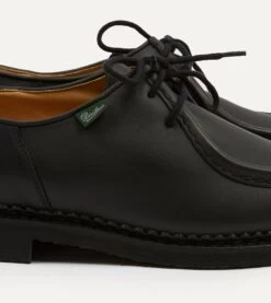 Paraboot Michael Black Calf Leather Derby Shoe -Drakes Shop DR1AF422411 02100 5
