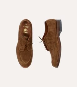 Alden Snuff Suede Algonquin Blucher -Drakes Shop DR1AF422806 03300 3
