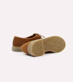 Paraboot Micka Whiskey Suede Derby Shoe -Drakes Shop DR1AF424143 01300 2