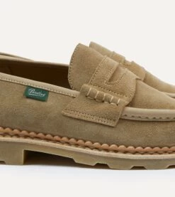 Paraboot Nantes Sand Suede Loafer -Drakes Shop DR1AF424148 01050 3