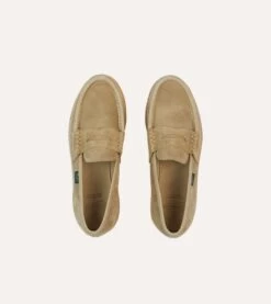 Paraboot Nantes Sand Suede Loafer -Drakes Shop DR1AF424148 01050 4