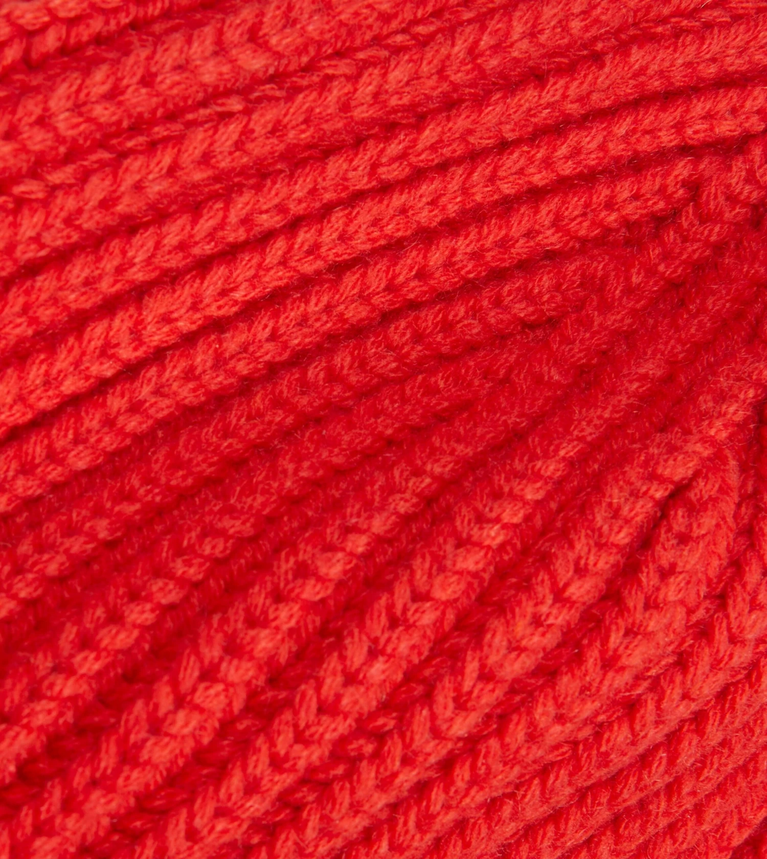 Orange Cashmere Ribbed Knit Cap 4 Orange Cashmere Ribbed Knit Cap - Image 2