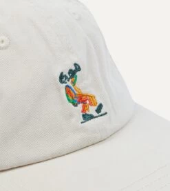 ALD / Drake's White Chino Hat -Drakes Shop DR1AG223801 02000 2