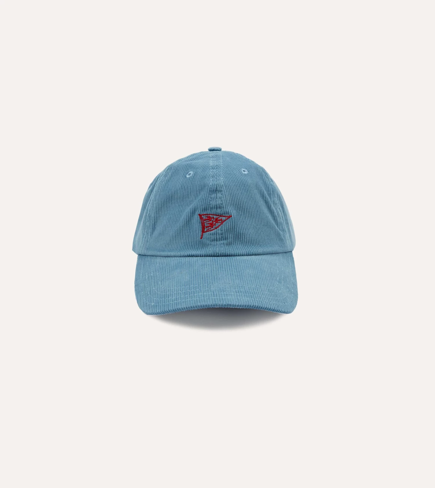 Blue Pigeon Flag Emblem Cotton Corduroy Baseball Cap 3 Blue Pigeon Flag Emblem Cotton Corduroy Baseball Cap