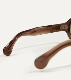 Brown Acetate Jules Sunglasses -Drakes Shop DR1AI0 19402 03 300 5
