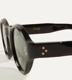 Black Acetate Jules Sunglasses -Drakes Shop DR1AI0 19402 04 100 2