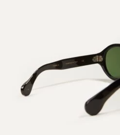 Black Acetate Jules Sunglasses -Drakes Shop DR1AI0 19402 04 100 5