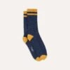 Blue Striped Donegal Wool Socks -Drakes Shop DR1AJ2 22229 04 200 1