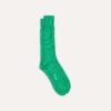 Emerald Green Cotton Sports Socks -Drakes Shop DR1AJ322413 12400 1