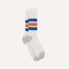 RoToTo Blue And Orange Cotton Crew Socks -Drakes Shop DR1AJ323654 03052 1