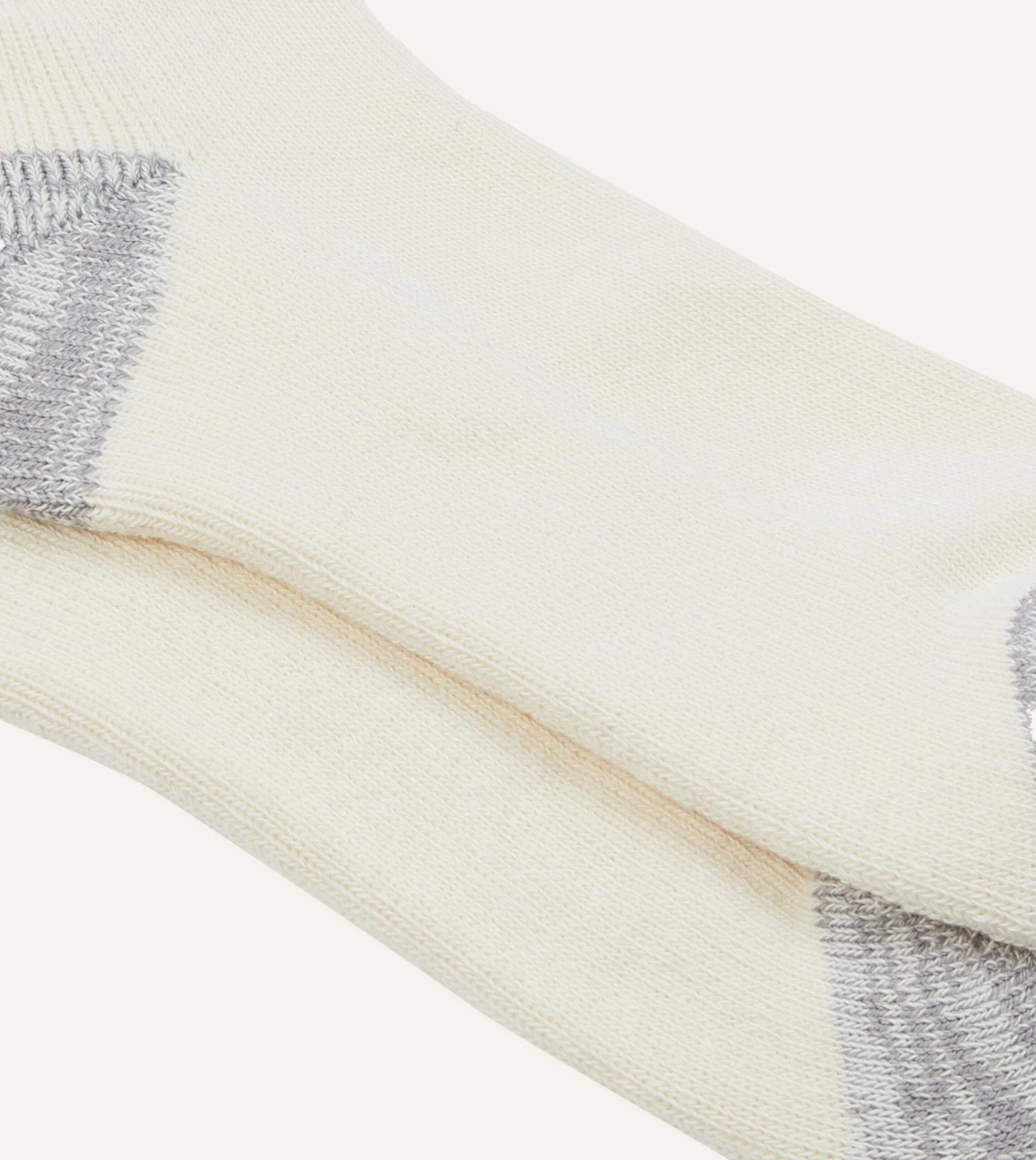 RoToTo Blue And Orange Cotton Crew Socks 5 RoToTo Blue And Orange Cotton Crew Socks - Image 3