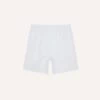 White Cotton Poplin Boxer Shorts