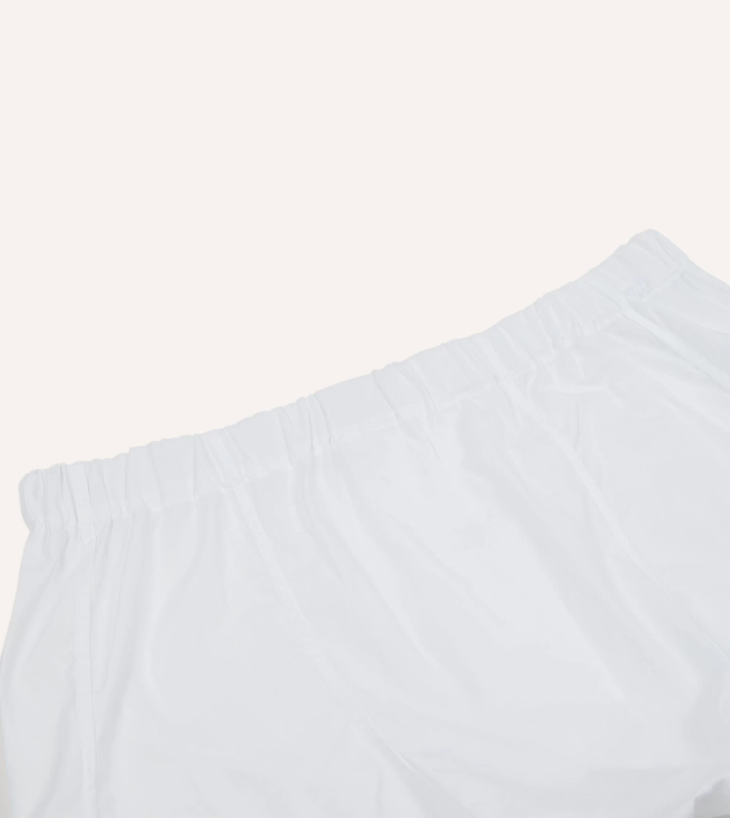 White Cotton Poplin Boxer Shorts 6 White Cotton Poplin Boxer Shorts - Image 4