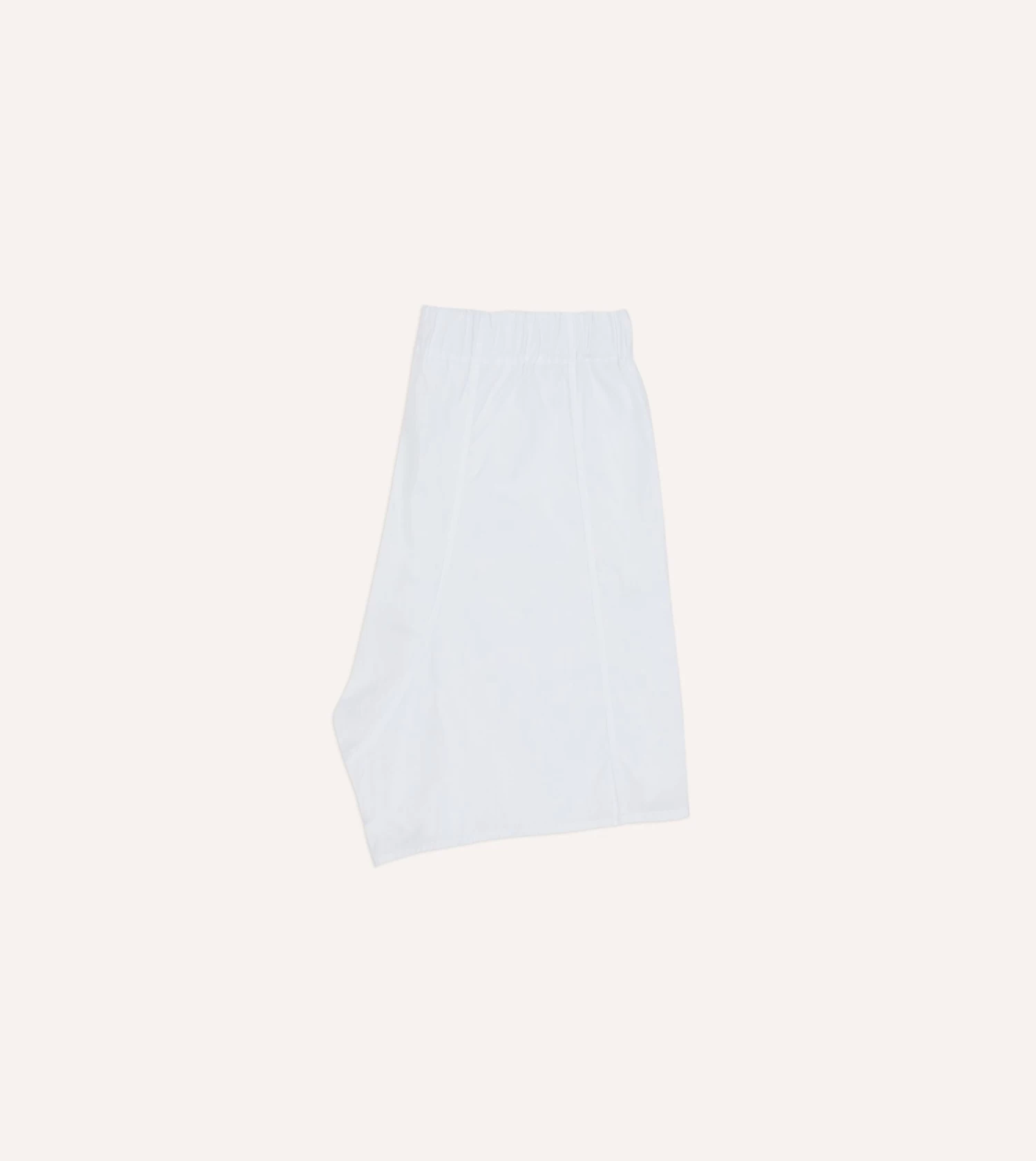 White Cotton Poplin Boxer Shorts 7 White Cotton Poplin Boxer Shorts - Image 5
