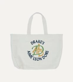 ALD / Drake's Canvas Tote Bag -Drakes Shop DR1AM223677 01000 5
