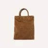 Tobacco Suede Tote Bag -Drakes Shop DR1AM223684 01300 1